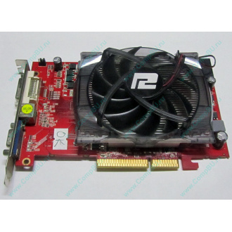 Б/У видеокарта 1Gb ATI Radeon HD4670 AGP PowerColor R73KG 1GBK3-P (Железнодорожный)
